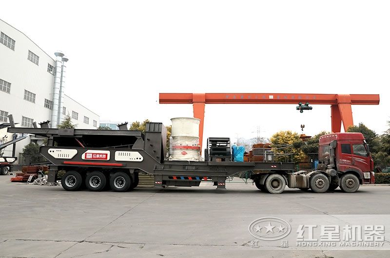 建筑垃圾一站式移動(dòng)破碎機(jī):移動(dòng)圓錐破 建筑垃圾一站式移動(dòng)破碎機(jī):移動(dòng)圓錐破