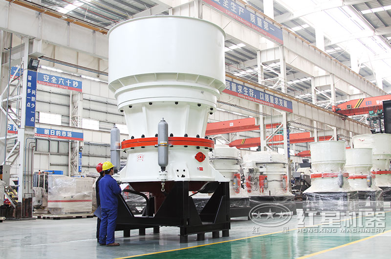 圓錐破碎機，鵝卵石的中細碎加工 