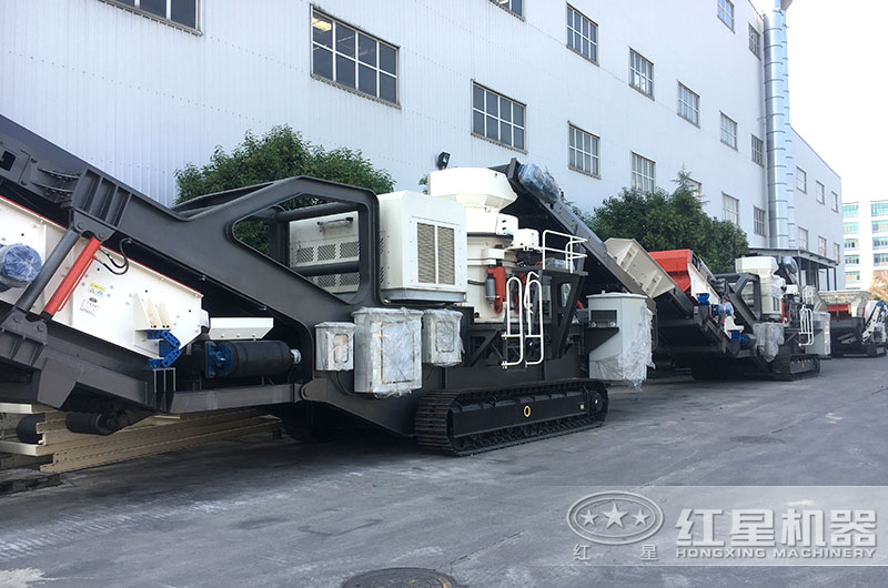 履帶式流動(dòng)打石子機(jī) 履帶式流動(dòng)打石子機(jī)