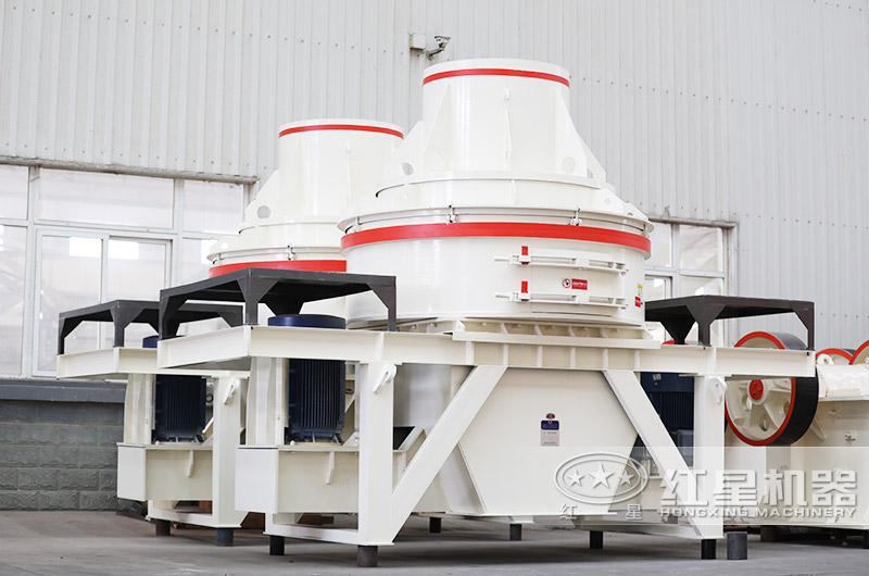 直通沖擊式制砂機，渦流腔內部氣流自循環，密封環保