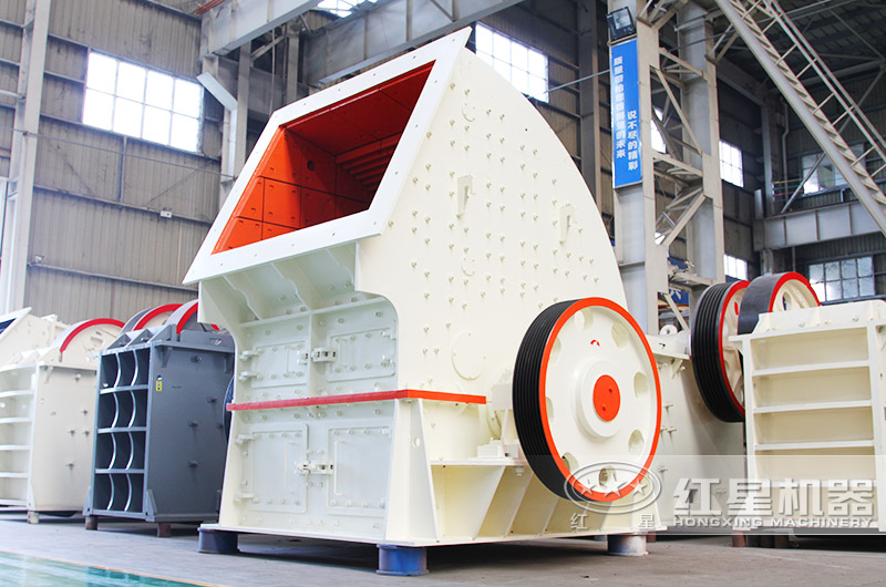 重錘式破碎機進料口大，≤1200mm