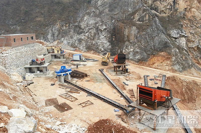 砂石生產(chǎn)線(xiàn)安裝現(xiàn)場(chǎng)圖片