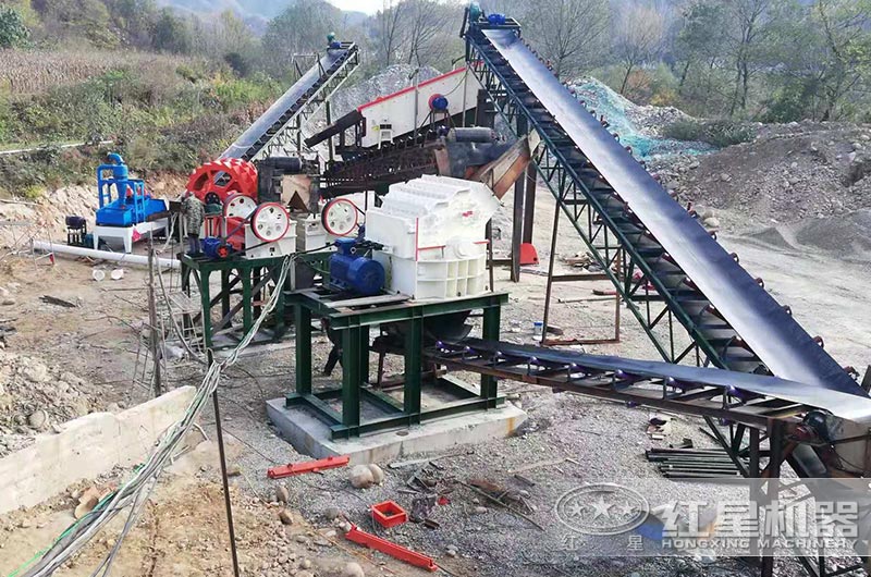河南客戶青石制砂生產(chǎn)線圖片 河南客戶青石制砂生產(chǎn)線圖片